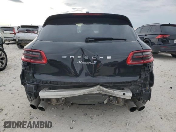 2016 Porsche Macan S with VIN WP1AB2A57GLB58640, listed as a Copart auction lot 45996215 with 79,081 mi miles and Salvage Title. Bid and sale history available at DreamBid. Image 6.