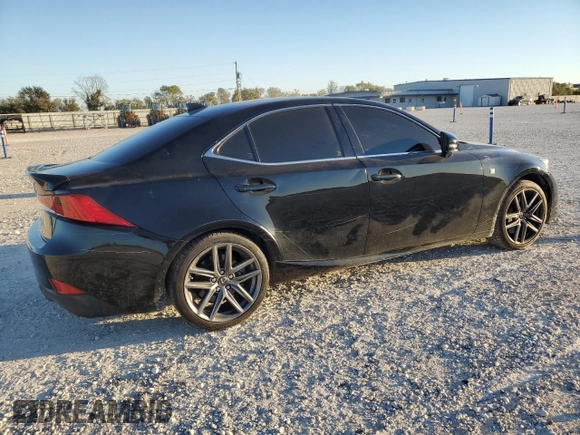 2017 Lexus IS 350 with VIN JTHBE1D22H5030500, listed as a Copart auction lot 80878414 with 76,788 mi miles and Salvage Title. Bid and sale history available at DreamBid. Image 3.