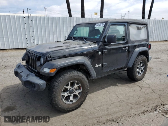 2021 Jeep Wrangler Sport z VIN 1C4GJXAG1MW637028, wystawiony jako Copart lot #54346475 z przebiegiem 80 675 mil mil oraz Szkody całkowita. Historia ofert i sprzedaży dostępna na DreamBid. Obrazek 1.