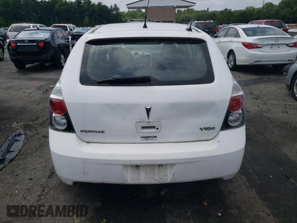 2009 Pontiac Vibe w/1SB with VIN 5Y2SP67049Z421810, listed as a Copart auction lot 59988674 with 145,144 mi miles and Non Repairable. Bid and sale history available at carsss.com. Image 6.