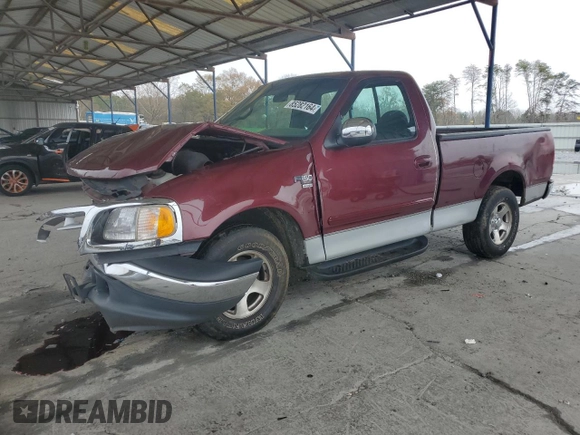 1999 Ford F-150 XL with VIN 2FTRF17L0XCB19827, listed as a Copart auction lot 85282164 with 52,103 mi miles and Salvage title. Bid and sale history available at DreamBid. Image 1.