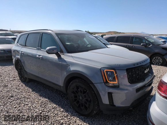 2022 Kia Telluride SX with VIN 5XYP5DHC4NG212004, listed as a Copart auction lot 59169415 with 65,874 mi miles and Salvage title. Bid and sale history available at DreamBid. Image 4.