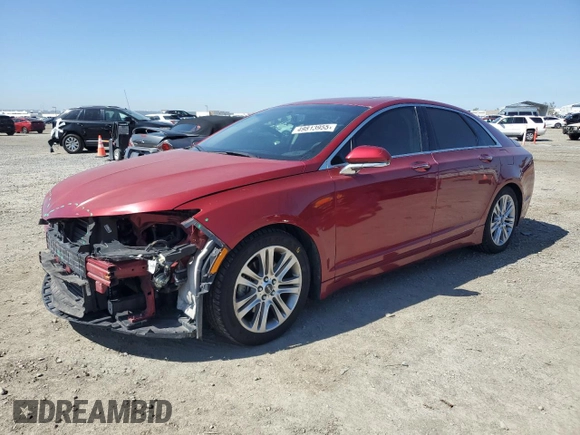2014 Lincoln MKZ with VIN 3LN6L2GK4ER828009, listed as a Copart auction lot 49813955 with 117,934 mi miles and Salvage Title. Bid and sale history available at carsss.com. Image 1.