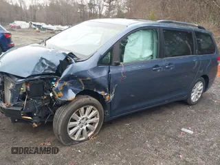 2013 Toyota Sienna LE with VIN 5TDJK3DC8DS064035, listed as a IAAI auction lot 41909785 with 135,716 mi miles and . Bid and sale history available at DreamBid. Image 13.