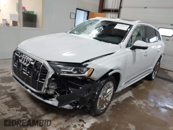 2023 Audi Q7 Premium Plus with VIN WA1LXBF79PD006076, listed as a IAAI auction lot 41410273 with 18,409 mi miles. Bid and sale history available at carsss.com. Image 2.