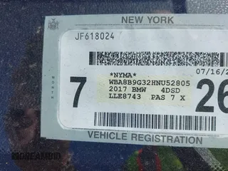 2017 BMW 3 Series 330i with VIN WBA8B9G32HNU52805, listed as a IAAI auction lot 42139448 with 136,333 mi miles. Bid and sale history available at carsss.com. Image 13.