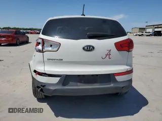 2016 Kia Sportage LX with VIN KNDPB3AC1G7814128, listed as a Copart auction lot 53254105 with 141,056 mi miles and Salvage Title. Bid and sale history available at carsss.com. Image 6.