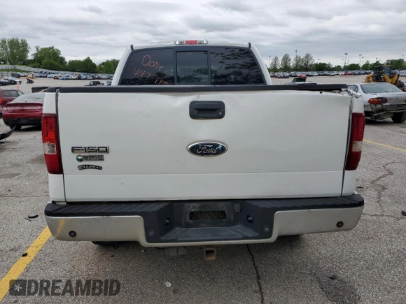 2008 Ford F-150 XLT with VIN 1FTPW14V88FA31353, listed as a Copart auction lot 55671745 with 206,024 mi miles and Clean title. Bid and sale history available at DreamBid. Image 6.