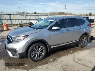 2021 Honda CR-V Touring with VIN 2HKRW1H92MH407910, listed as a Copart auction lot 48894105 with 76,126 mi miles and Salvage Title. Bid and sale history available at carsss.com. Image 1.