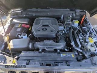 2022 Jeep Wrangler Unlimited Rubicon with VIN 1C4JJXR62NW169992, listed as a Copart auction lot 42417805 with 43,852 mi miles and Salvage title. Bid and sale history available at DreamBid. Image 11.