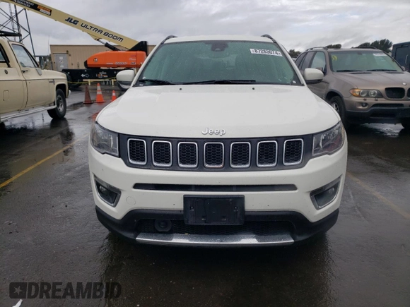 2021 Jeep Compass Limited with VIN 3C4NJCCB9MT573537, listed as a Copart auction lot 87283074 with 58,802 mi miles and Salvage Title. Bid and sale history available at carsss.com. Image 5.