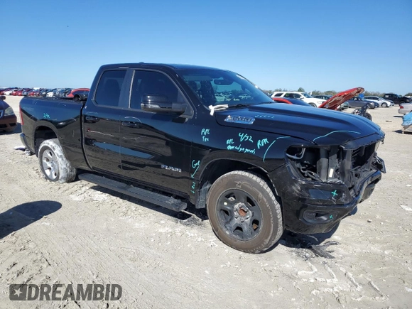 2023 Ram 1500 Lone Star with VIN 1C6RREBT1PN553326, listed as a Copart auction lot 42708125 with 55,353 mi miles and Salvage Title. Bid and sale history available at carsss.com. Image 4.