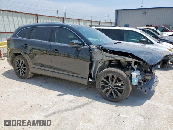 2022 Mazda CX-9 Touring Plus with VIN JM3TCBAY7N0611193, listed as a Copart auction lot 57575265 with 34,761 mi miles and Salvage title. Bid and sale history available at DreamBid. Image 4.