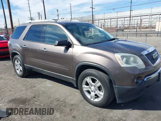 2012 GMC Acadia SL with VIN 1GKKRNED3CJ354704, listed as a IAAI auction lot 40573753 with 204,635 mi miles. Bid and sale history available at carsss.com. Image 1.