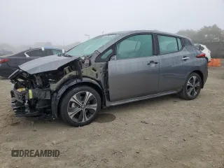 2019 Nissan LEAF SV z VIN 1N4AZ1CP1KC306656, wystawiony jako Copart lot #83686454 z przebiegiem 50 199 mil mil oraz Szkoda całkowita • Salvage title. Historia ofert i sprzedaży dostępna na DreamBid. Obrazek 1.