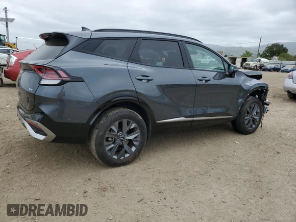 2023 Kia Sportage SX-Prestige with VIN KNDPXCAG1P7021044, listed as a Copart auction lot 54364995 with 38,023 mi miles and Salvage title. Bid and sale history available at DreamBid. Image 3.