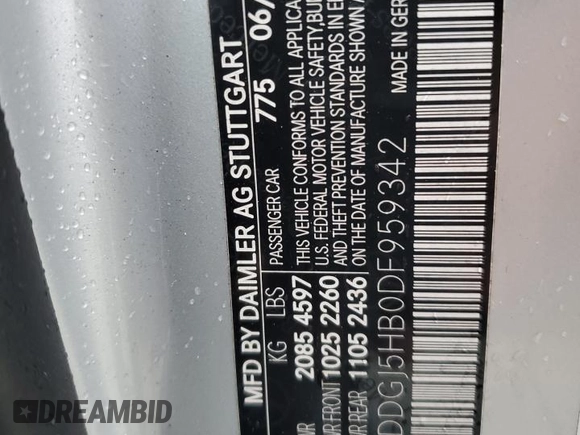 2013 Mercedes-Benz C C 350 with VIN WDDGJ5HB0DF959342, listed as a Copart auction lot 74553684 with Not Provided miles and Salvage Title. Bid and sale history available at carsss.com. Image 13.