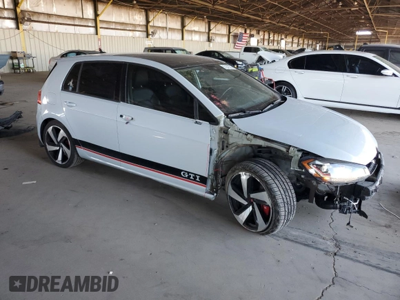2018 Volkswagen GTI S z VIN 3VW547AU4JM266184, wystawiony jako Copart lot #57341305 z przebiegiem 156 773 mil mil oraz Szkoda całkowita • Salvage title. Historia ofert i sprzedaży dostępna na DreamBid. Obrazek 4.