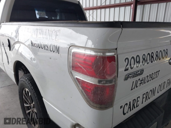 2010 Ford F-150 XL with VIN 1FTEX1CW5AKE46562, listed as a IAAI auction lot 42261296 with Not provided miles and . Bid and sale history available at DreamBid. Image 6.