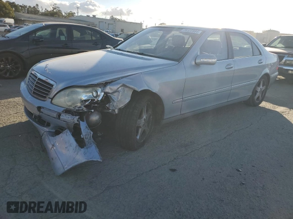 2004 Mercedes-Benz S-Class 4.3L with VIN WDBNG70J34A419641, listed as a Copart auction lot 78322884 with 0 mi miles and Salvage Title. Bid and sale history available at carsss.com. Image 1.