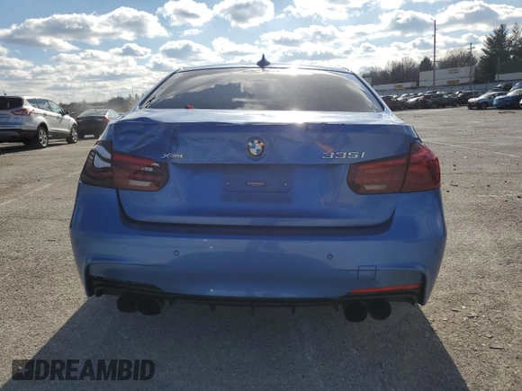 2013 BMW 3 Series 335i xDrive with VIN WBA3B9C56DF585492, listed as a Copart auction lot 86287024 with Not Provided miles and Non Repairable. Bid and sale history available at carsss.com. Image 6.