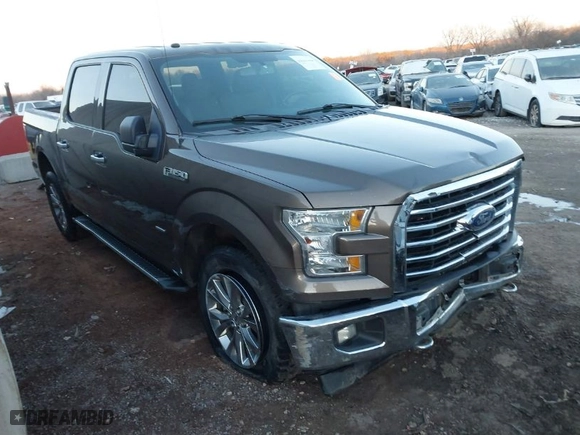 2017 Ford F-150 XL with VIN 1FTEW1EP3HKD81312, listed as a IAAI auction lot 41359362 with 128,126 mi miles. Bid and sale history available at carsss.com. Image 1.