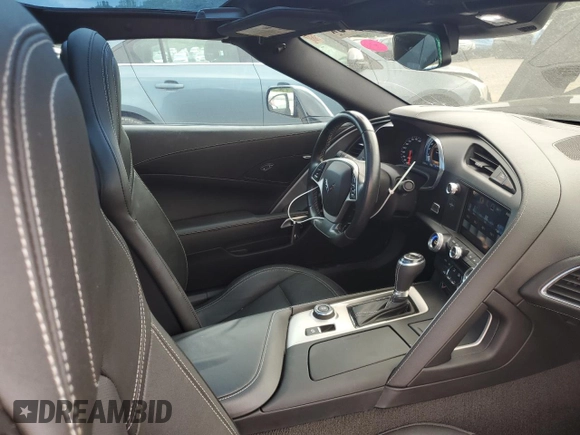 2016 Chevrolet Corvette 1LT with VIN 1G1YB2D78G5119968, listed as a Copart auction lot 52950415 with 37,061 mi miles and Clean title. Bid and sale history available at DreamBid. Image 8.