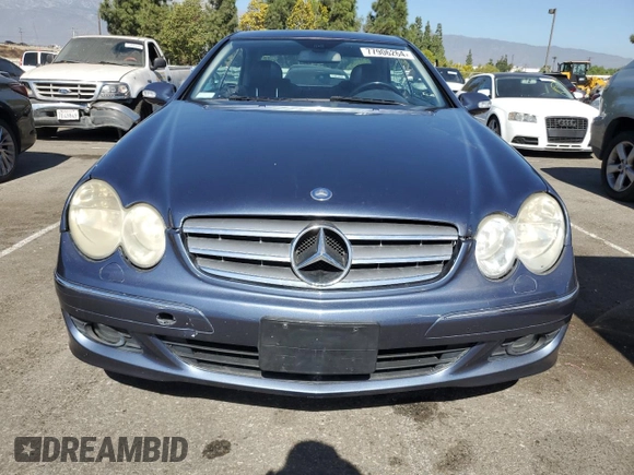 2007 Mercedes-Benz CLK 350 with VIN WDBTJ56H77F232444, listed as a Copart auction lot 77906264 with 123,537 mi miles and Clean title. Bid and sale history available at DreamBid. Image 5.