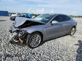 2020 Genesis G70 2.0T with VIN KMTG34LA5LU051106, listed as a Copart auction lot 60552345 with 45,427 mi miles and Non repairable. Bid and sale history available at DreamBid. Image 1.