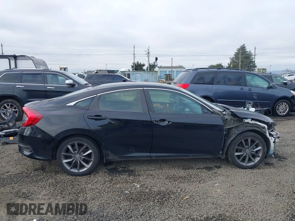 2019 Honda Civic Sedan EX with VIN JHMFC1F38KX012348, listed as a IAAI auction lot 41450738 with 105,551 mi miles. Bid and sale history available at carsss.com. Image 14.