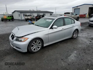 2006 BMW 3 Series 325i with VIN WBAVB135X6KX50190, listed as a Copart auction lot 48983335 with 134,295 mi miles and Salvage Title. Bid and sale history available at carsss.com. Image 1.