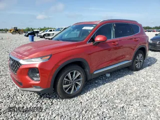 2019 Hyundai Santa Fe SEL Plus z VIN 5NMS33AD1KH033871, wystawiony jako Copart lot #56032835 z przebiegiem 85 382 mil mil oraz Nie do naprawy. Historia ofert i sprzedaży dostępna na DreamBid. Obrazek 1.