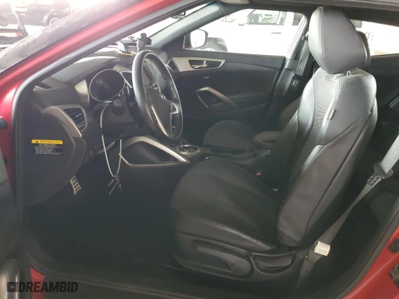 2016 Hyundai Veloster with VIN KMHTC6ADXGU273308, listed as a Copart auction lot 83912814 with 131,699 mi miles and Salvage Title. Bid and sale history available at carsss.com. Image 7.