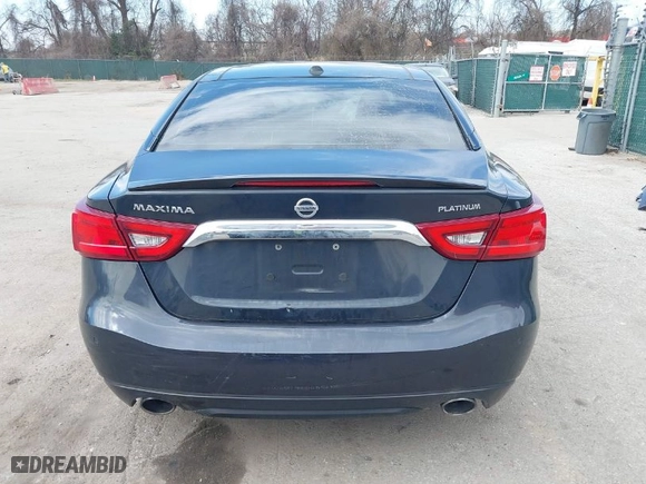 2017 Nissan Maxima SR with VIN 1N4AA6AP3HC407147, listed as a IAAI auction lot 41846735 with 127,411 mi miles. Bid and sale history available at carsss.com. Image 17.