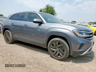 2022 Volkswagen Atlas SE with VIN 1V2JE2CA3NC205175, listed as a Copart auction lot 57333305 with 45,161 mi miles and Salvage title. Bid and sale history available at DreamBid. Image 4.