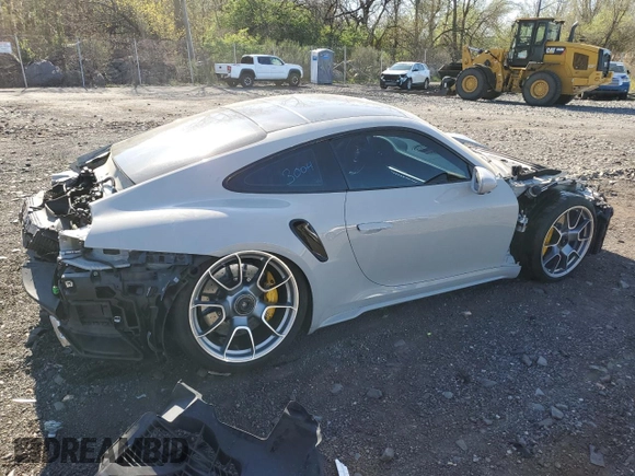 2021 Porsche 911 Turbo S with VIN WP0AD2A9XMS257789, listed as a Copart auction lot 50316044 with Not Provided miles and Salvage Title. Bid and sale history available at DreamBid. Image 3.