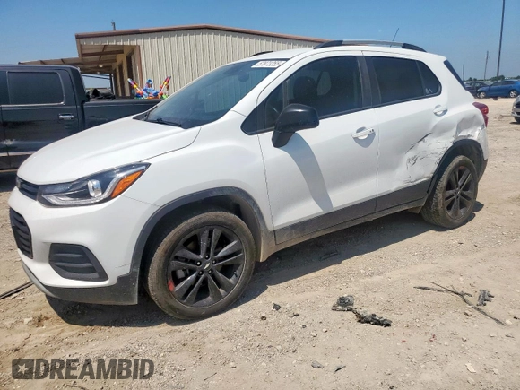 2021 Chevrolet Trax LT с VIN KL7CJPSM5MB372699, выставлен на аукционе Copart как лот 57873255 с пробегом 77 361 миль миль и Списание • Salvage title. История ставок и продаж доступна на DreamBid. Изображение 1.