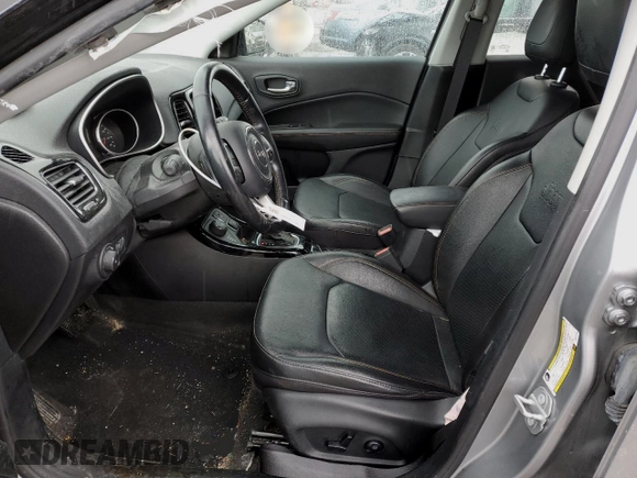 2021 Jeep Compass Limited with VIN 3C4NJDCB6MT515780, listed as a Copart auction lot 49820575 with 45,474 mi miles and Salvage Title. Bid and sale history available at carsss.com. Image 7.