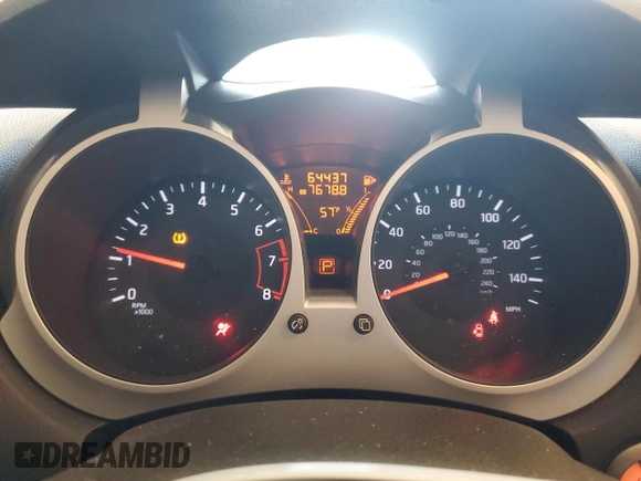 2015 Nissan Juke S with VIN JN8AF5MV8FT551634, listed as a Copart auction lot 48998085 with 64,437 mi miles and Salvage Title. Bid and sale history available at DreamBid. Image 9.