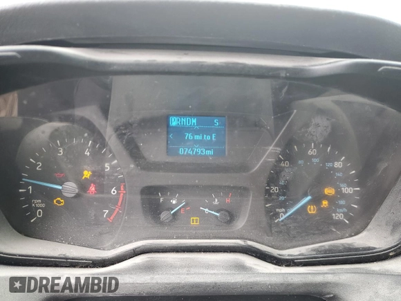 2019 Ford Transit with VIN 1FTYR2CG8KKA39388, listed as a Copart auction lot 47195735 with 74,793 mi miles and Salvage Title. Bid and sale history available at carsss.com. Image 9.
