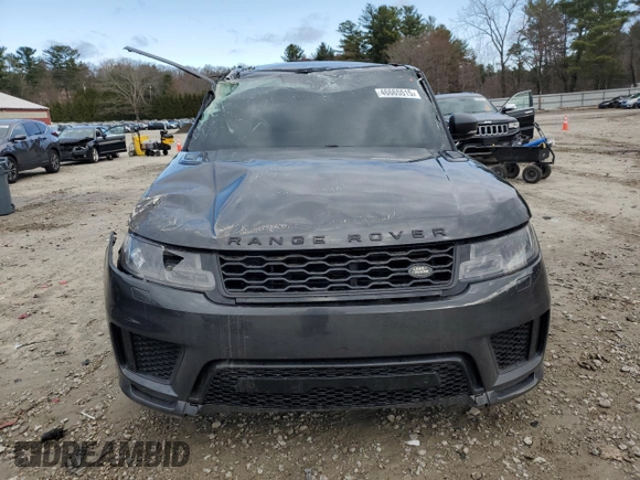 2020 Land Rover Range Rover Sport HST with VIN SALWS2RU2LA882785, listed as a Copart auction lot 46665515 with Not provided miles and Salvage title. Bid and sale history available at DreamBid. Image 5.