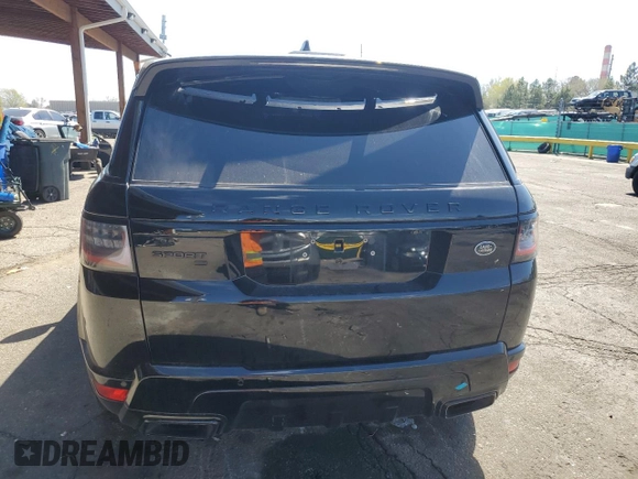 2020 Land Rover Range Rover Sport HSE with VIN SALWR2SU0LA899509, listed as a Copart auction lot 53535285 with 91,280 mi miles and Salvage title. Bid and sale history available at DreamBid. Image 6.
