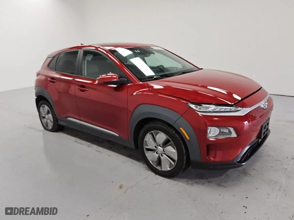 2021 Hyundai Kona Electric Ultimate with VIN KM8K53AG2MU131884, listed as a Copart auction lot 47848645 with 62,721 mi miles and Clean Title. Bid and sale history available at carsss.com. Image 4.