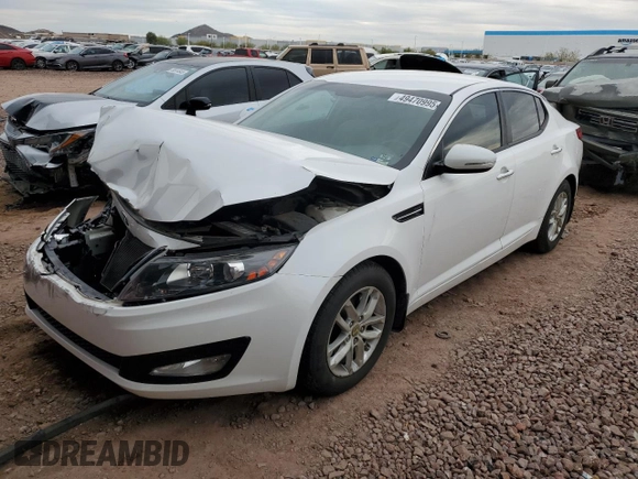 2013 Kia Optima LX with VIN KNAGM4A77D5440227, listed as a Copart auction lot 49470995 with 81,140 mi miles and Salvage Title. Bid and sale history available at carsss.com. Image 1.