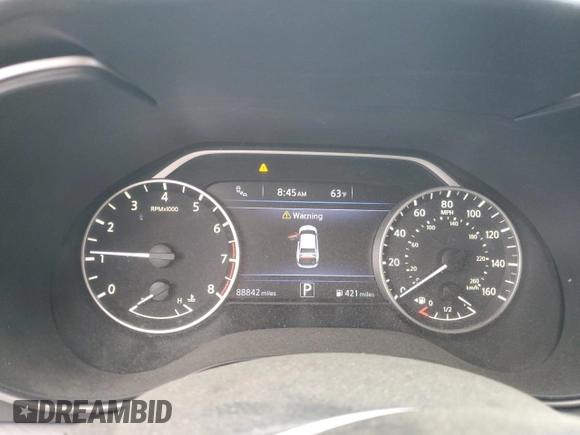 2016 Nissan Maxima SL with VIN 1N4AA6AP7GC397706, listed as a Copart auction lot 59594375 with 88,842 mi miles and Salvage title. Bid and sale history available at DreamBid. Image 9.