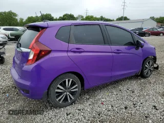 2019 Honda Fit EX with VIN 3HGGK5H80KM713711, listed as a Copart auction lot 58546835 with 68,285 mi miles and Salvage title. Bid and sale history available at DreamBid. Image 3.