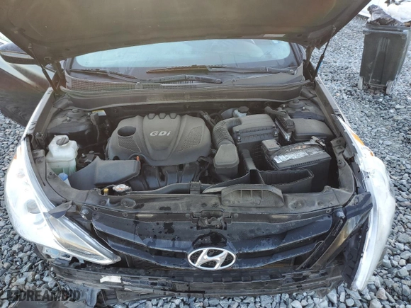 2013 Hyundai Sonata GLS PZEV with VIN 5NPEB4AC0DH693175, listed as a Copart auction lot 49872475 with 75,318 mi miles and Salvage Title. Bid and sale history available at carsss.com. Image 12.