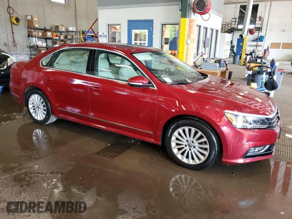 2017 Volkswagen Passat SE with VIN 1VWBT7A35HC062793, listed as a Copart auction lot 61253185 with 41,894 mi miles and Salvage title. Bid and sale history available at DreamBid. Image 4.