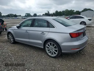 2015 Audi A3 Premium Plus with VIN WAUEFGFF9F1132439, listed as a Copart auction lot 61410465 with 76,693 mi miles and Salvage title. Bid and sale history available at DreamBid. Image 2.