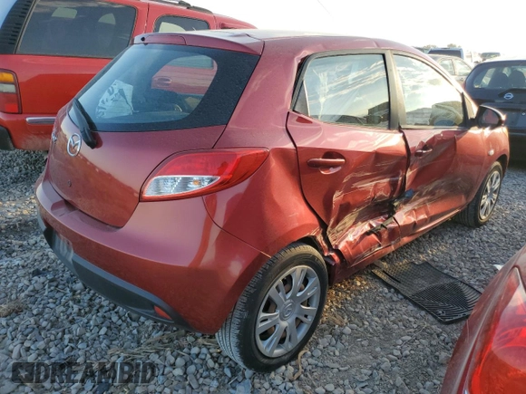 2014 Mazda 2 Sport with VIN JM1DE1KZ5E0186789, listed as a Copart auction lot 70519794 with 106,127 mi miles and Salvage Title. Bid and sale history available at carsss.com. Image 3.